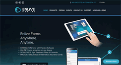 Desktop Screenshot of enlivedental.com